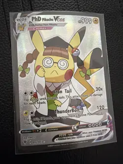 Cosplay Pikachu Pokemon Card lot Of 8 Non TCG FAN ART Shinny Sparkly Holos - Image 5
