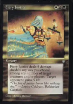 Fiery Justice - Ice Age: #288, Magic: The Gathering Lp C334 - Image 1