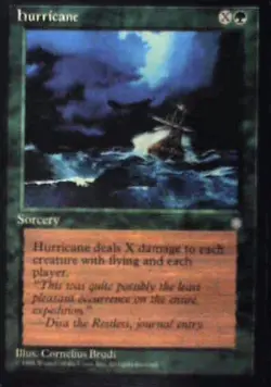 Hurricane - Ice Age: #249, Magic: The Gathering Lp C334 - Image 1