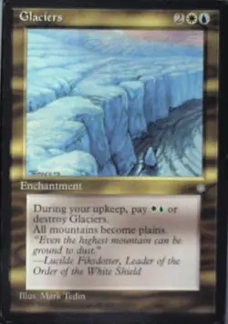 Glaciers - Ice Age: #294, Magic: The Gathering Lp C334 - Image 1