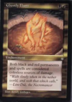 Ghostly Flame - Ice Age: #292, Magic: The Gathering Lp C334 - Image 1