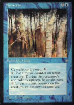 Musician - Ice Age: #85, Magic: The Gathering Lp C334 - Image 1