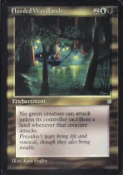 Flooded Woodlands - Ice Age: #290, Magic: The Gathering Lp C334 - Image 1