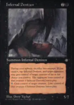 Infernal Denizen - Ice Age: #136, Magic: The Gathering Lp C334 - Image 1