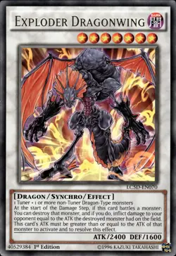 Exploder Dragonwing - Rare 1st Edition LC5D-EN070 - LP - YuGiOh - Image 1