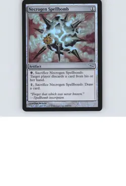 Necrogen Spellbomb 216 Common Mirrodin Magic: The Gathering Foil Near Mint - Image 1