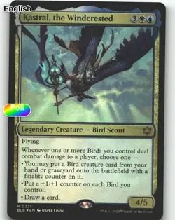 Kastral, the Windcrested [BLB - 221] Foil Bloomburrow - Image 1