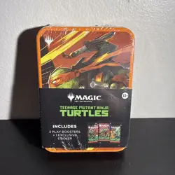 Magic: The Gathering Teenage Mutant Ninja Turtles Tin [Michelangelo] 3 Boosters - Image 1
