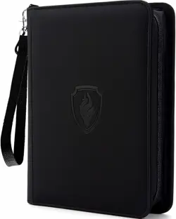 Trading Card Binder 4 Pocket PU Waterproof with 320 Capacity for Sports TCG - Image 3