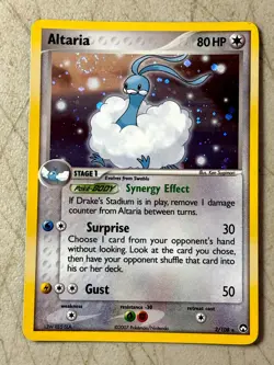 Altaria 2/108 2007 EX Power Keepers SWIRL Pokemon LP Card Holo Rare - Image 1