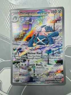 PokÃ©mon TCG Metagross 178/162 Temporal Forces Holo Card Illustration Rare - Image 2