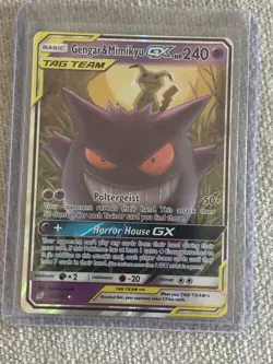 Pokemon TCG Gengar & Mimikyu GX Team Up Holo Ultra Rare Card 53/181 - Image 5
