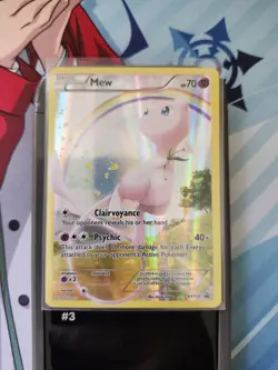 Mew XY110 XY Black Star Promo Holo Foil PokÃ©mon TCG Card LP Condition - Image 5