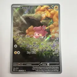 Pokemon TCG Full Art Holo Pawmi Illustration Paldean Fates Rare Card 226/091 - Image 1