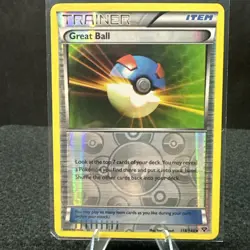Great Ball Reverse Holo 118/146 XY Base Set NM Pokemon TCG Card - Image 1