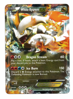 Pokemon Card: White Kyurem EX 103/149 Boundaries Crossed Set Ultra Rare! NM - Image 1