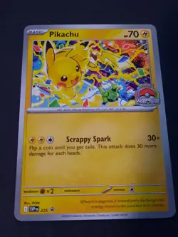 Pikachu #225 Promo World Championships 2025 Black Star Promo Pokemon Card - Image 1