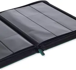 Premium 9-Pocket Zip Binder for Trading Cards, 360 Card Capacity, Green - Image 6
