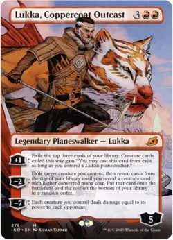 Lukka, Coppercoat Outcast (Foil, Borderless, #276, NM) Ikoria: Lair of Behemoths - Image 1