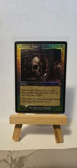MTG English Vampiric Tutor (Retro Frame) NM Foil Dominaria Remastered - Image 1
