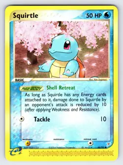 Squirtle 46/95 2004 EX Team Magma Vs. Team Aqua Pokemon Card Sugimori Art - Nm - Image 1
