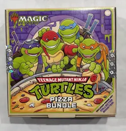 TMNT MTG Pizza Bundle Open Box, Share a Slice Photo, Spindown Life Counter Die - Image 1