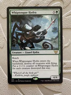 Whiptongue Hydra R Commander: Kamigawa: Neon Dynasty 134 LP - Image 1