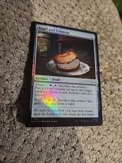 Bagel And Schmear Common Foil Magic The Gathering TCG Marvel's Spider-Man 161 - Image 1