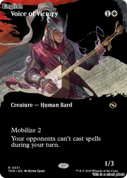 MTG: Voice of Victory (Borderless) [TDM - 331 - NM - Normal] - Image 1