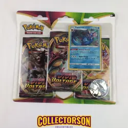 Pokemon 2020 SWSH Vivid Voltage 3-Pack Blister (Vaporeon) - Image 1