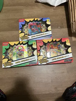 Pokemon Ascended Heroes Meganium, Emboar, Feraligatr ex Box Lot Set 3 Sealed - Image 1