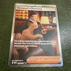 Pokemon - 204/165 - Giovanni's Charisma - Scarlet & Violet 151 - Image 1