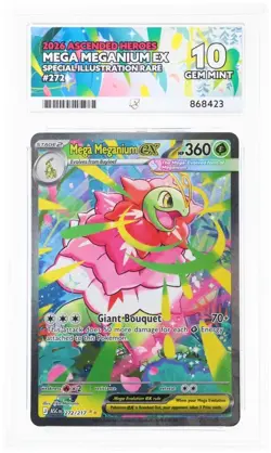 Pokemon TCG Mega Meganium Ex 272/217 Ascended Heroes ACE 10 - Image 1