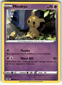 Mimikyu 080/196 Rare Lost Origin Pokemon Near Mint - Image 1