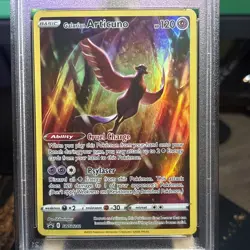 Pokemon 2023 Galarian Articuno SWSH282 Black Star Promo Crown Zenith Tins PSA 9 - Image 3