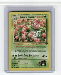 Erika's Ivysaur Gym Challenge Uncommon Pokemon Near Mint or Better - Image 1