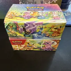 Pokemon TCG: Prismatic Evolutions Mini Tin Display sealed (8 tins) - Image 1