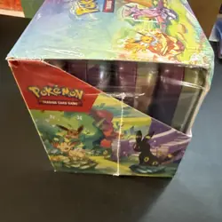 Pokemon TCG: Prismatic Evolutions Mini Tin Display sealed (8 tins) - Image 3