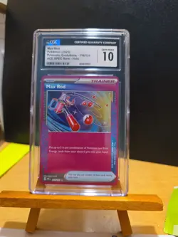Pokemon TCG Max Rod 116/131 2025 Prismatic Evolutions ACE SPEC Rare Card - NM - Image 1