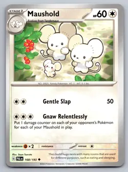 Maushold 168/193 Uncommon Paldea Evolved Pokemon Near Mint - Image 1
