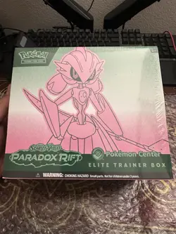 Pokemon Center Pokemon TCG Paradox Rift Elite Trainer Box English Iron Valiant - Image 1