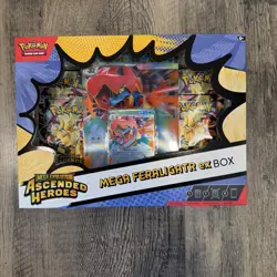 Pokemon TCG Mega Evolution Ascended Heroes Mega Feraligatr ex Box English - Image 1