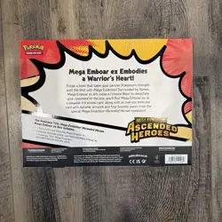 Pokemon TCG: Ascended Heroes - Mega Emboar EX - Collection Box - New & Sealed - Image 2