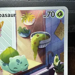 Pokemon TCG Bulbasaur Illustration Rare Full Art Holo 143/142 Sv07 Stellar - Image 3