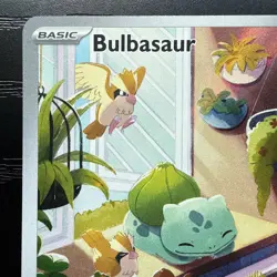 Pokemon TCG Bulbasaur Illustration Rare Full Art Holo 143/142 Sv07 Stellar - Image 4