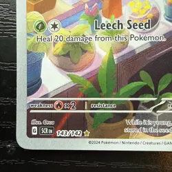 Pokemon TCG Bulbasaur Illustration Rare Full Art Holo 143/142 Sv07 Stellar - Image 5