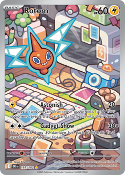 Rotom 197/182 Illustration Rare Destined Rivals NM/M Pokemon - Image 4
