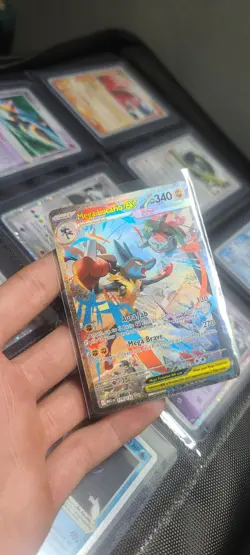 Mega Lucario Ex Alternate Art 179/132 Mega Evolution Secret Rare Pokemon Card NM - Image 1
