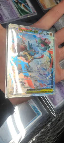 Mega Lucario Ex Alternate Art 179/132 Mega Evolution Secret Rare Pokemon Card NM - Image 3