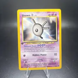 Pokemon Unown K 58/64 - 1st Edition Neo Revelation - NM WotC 2001 Vintage -j - Image 1